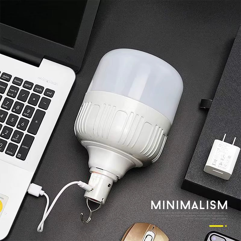 Waterproof and Rechargeable LED Night Light Bulb Dimmable Emergency Light Outdoor Barbecue Tent Light Courtyard Garden Light