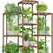 Plant Stand Indoor Plants Shelf Outdoor Wood Plant Rack for 4 Tiers Large Flower Stand for Multiple Plants Ladder Plant Holder for Living Room Boho Home and Gardening