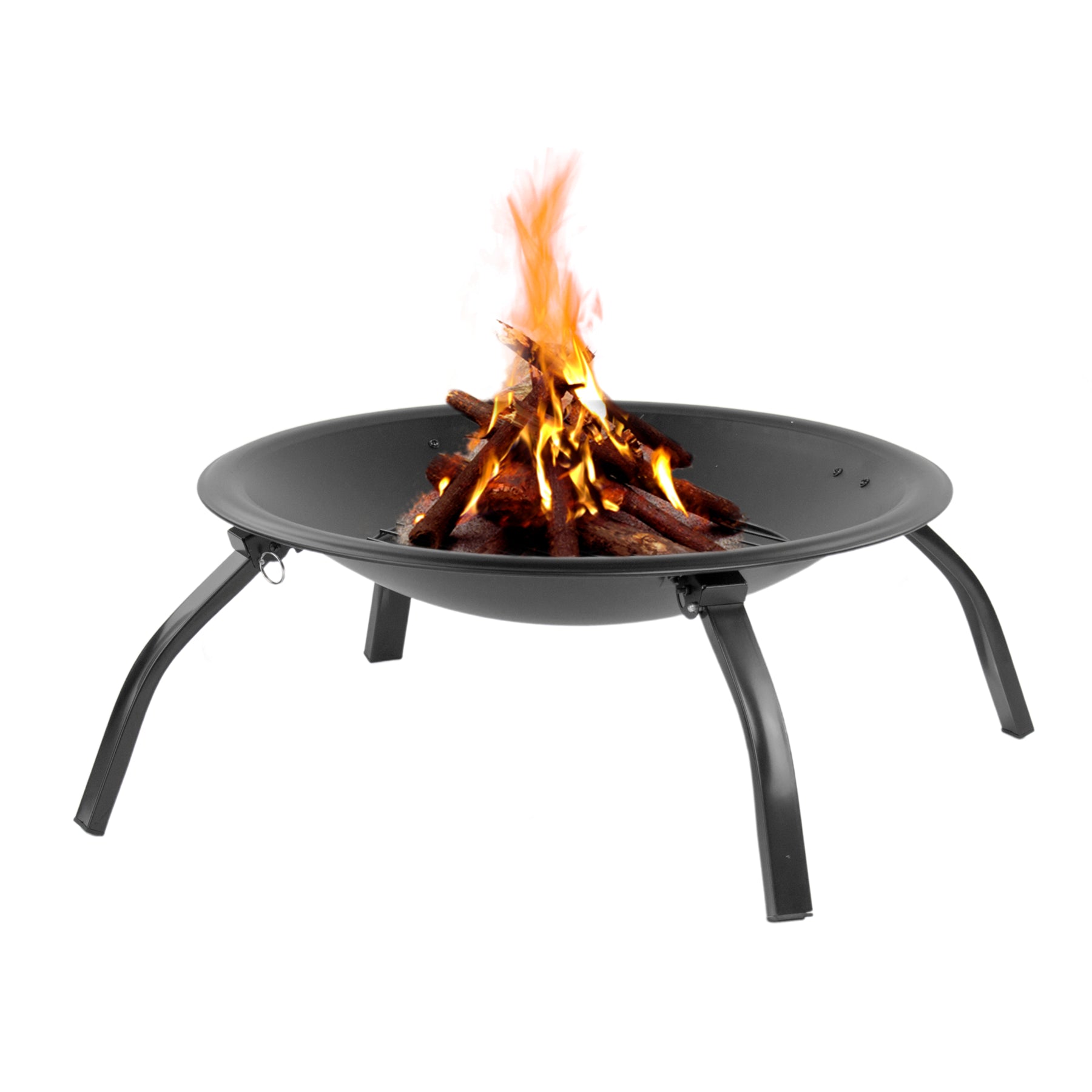 GARDEN FIRE PIT OUTDOOR WOOD LOG BURNER PATIO HEATER STEEL METAL CAMPING BRAZIER