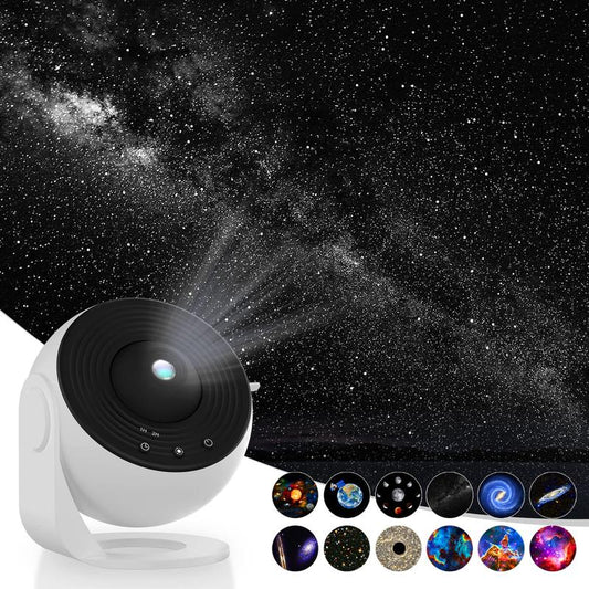 Star Projector HD Image Large Projection Area LED Lights for Bedroom Night Light,Planetarium Projector Galaxy Night Light Projector for Kids Include 4K Replaceable 12 Galaxy Discs