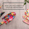 Garden Tool Set 4 Pcs with Multi Color ~Floral Print Comfortable Handle